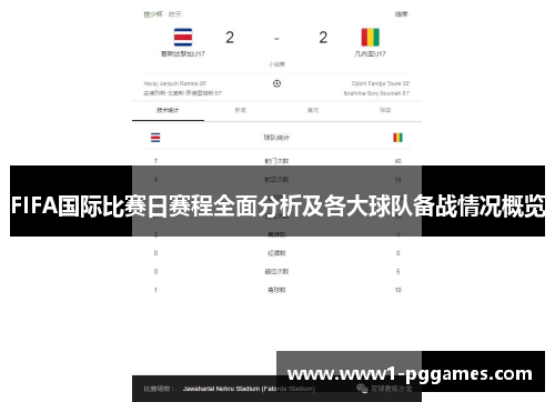 FIFA国际比赛日赛程全面分析及各大球队备战情况概览 FIFA国际比赛日赛程全面分析及各大球队备战情况概览